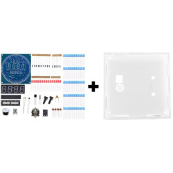 Zegar LED Obrotowy termometr DIY + Obudowa