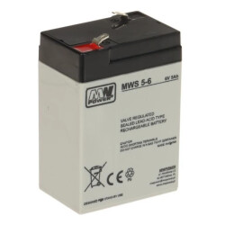 AKUMULATOR 6V/5AH-MWS MW POWER