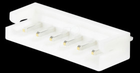B6B-EH-A JST - pin header, 2.5-mm spacing, 1x6-pin, straight - EH