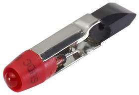 Lampka kontrolna Żółty 24V ac T5,5 LED średnica 6mm