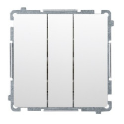 BASIC biały BMW31.01/11 Łącznik potrójny KONTAKT