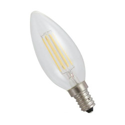 Żarówka led filament E14 led 4W świeca ciepła biała 2700K RETRO