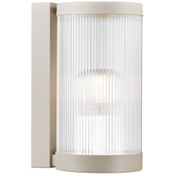 Nordlux 2218061008 Coupar Wall Light Sand E-27 Modern Ribbed Glass