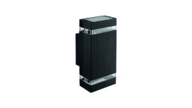 Oprawa Elewacyjna Oe-3C 2Xgu10 Ip54 230V Czarna Ec79034