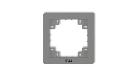 Ramka Pośrednia Do Łączników Ip44 Szary Mat 27Drph
