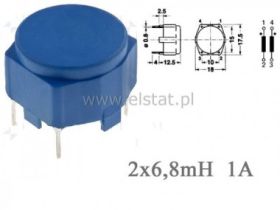 RSD 42H1710 2x6,8mH 1A 250V R-10