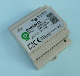 DIN-60W12 12V/5,00A IMP.NA SZYNĘ
