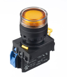 Kompletny układ przycisku SPST średnica wycięcia 22mm, montaż panelowy Idec