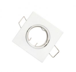 Oprawka kwadratowa ruchoma biała