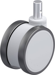 Blickle 872852 LKDG-PATH 125K-ZA55 Podwójna rolka z tworzywa sztucznego Średnica koła: 125 mm Maksymalne obciążenie: 125
