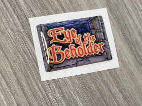 C64 Eye of the Beholder - Game cartridge badge