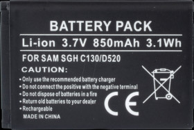 850 mAh, Li-Ion for SAMSUNG C3520