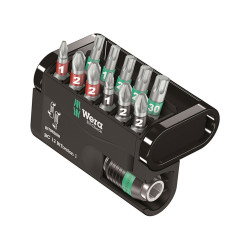 Wera 05057420001 Bit-Check 12 BiTorsion 1 Set, 12 Piece