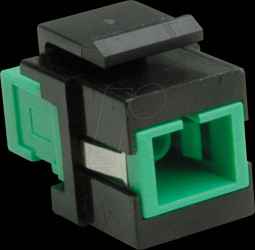 21170052 Keystone module, fibre-optic coupling, SC simplex, OS2, APC