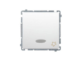 SIMON BASIC Wyłącznik zwierny przycisk "dzwonek" podświetlany biały BMD1L.01/11 KONTAKT SIMON