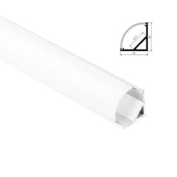 Profil MiniLUX COIN kątowy 2m biały