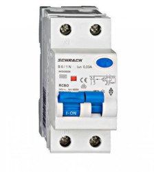Wyłącznik inst.z członem róż.prąd. B6/1+N/30mA typ A, 6kA Seri AMPARO