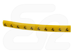 Oznacznik OZ-0/"4" do przewodów E04ZP-01020100500 ERGOM