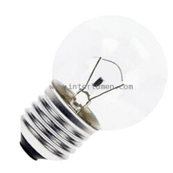 E27 24V 25W klar K45 ChRL