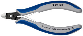 Szczypce Knipex długość 120 mm gr. cięcia: 1.3mm Nie Stal chromowana z łożyskami kulkowymi
