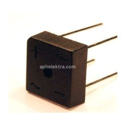mostek prostowniczy 3A, 1000V, kwadrat, druty do lutowania