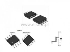 Tranzystor unipolarny; AO4407A; P-MOSFET; 12A; 30V