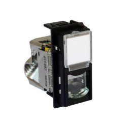 LIVING NOW gniazdo RJ45 STP kat.6a 1mod. czarny KG4279C6AS