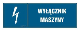 ZNAK - HH054 Tablica bezpiecznikowa 45 x 15 cm PN - Płyta 1mm