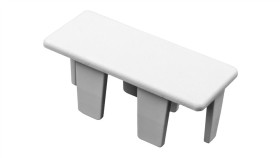 Końcówka Kanału Wdk 40X15 He15040rw Biała 6193110 /10Szt./