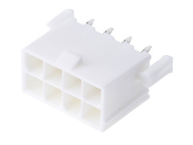 Wtyk PCB 8-pinowe raster: 4.2mm 2-rzędowe Molex Przewlekany 9.0A 600.0 V.