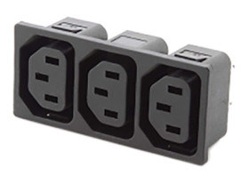 Złącze IEC IEC C13, na Zatrzask Żeński 10A Proste RS PRO