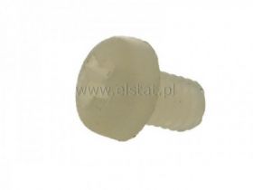 Śruba M3x4mm (+) plastikowa