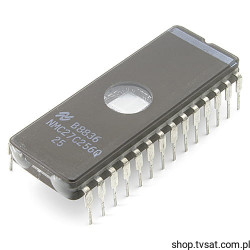 NM27C256Q-25 256Kbit UV EPROM DIP28CW NSC