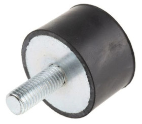 Mocowanie antywstrząsowe, M10, Ø 40mm, materiał: Guma naturalna 60Shore A, RS PRO