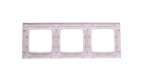 Karo Ramka Potrójna Ecru Perłowy R-3S/42