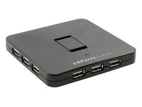 10 Port USB 2.0 Hub - 5V 4A
