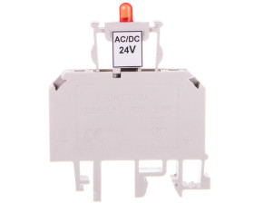 Złączka bezpiecznikowa 2,5mm2 z sygnalizacją LED 24V DC ZUB1-2.5D 13202992