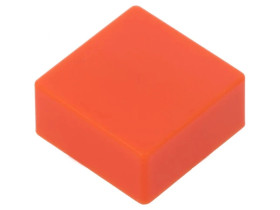 Klawisz kwadratowy 5,5x5,5mm pomarańczowy B321320