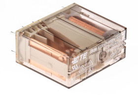 Przekaźnik monostabilny, DPDT, 24V dc, montaż PCB, TE Connectivity SR2M