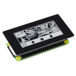 2.13" Touchscreen E-Paper HAT for Raspberry Pi (Black/White) (250×122)