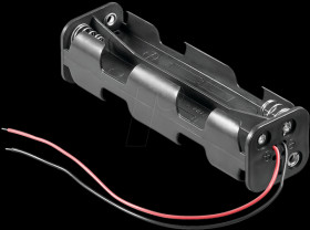 Battery holder, 8x Mignon "AA"