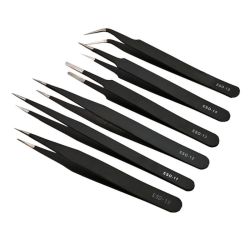 Zestaw pęset antystatycznych ESD - 6 szt.