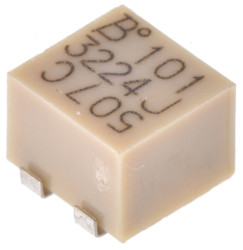 Potencjometr dostrojczy 100Ω SMD 0.25W 12 -zwoje Regulacja boczna 1,5 mm