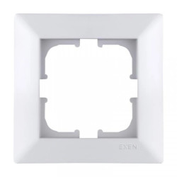 Ramka pojedyncza Exen seria Odak biała O101/01E