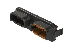 Złącze samochodowe 24-pinowe Amphenol Industrial 2-rzędowe Męski 7.5A Armor IPX Płytka drukowana Lutowane Złącze