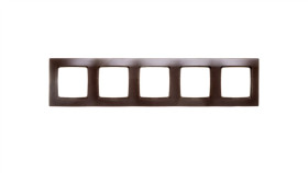 Karo Ramka Pięciokrotna Czekoladowy Metalik R-5S/40
