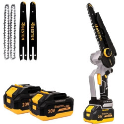 Piła łańcuchowa akumulatorowa BESTEN BE0002894 Pilarka bezszczotkowa 2XAKU 8 Cali Gałęziówka