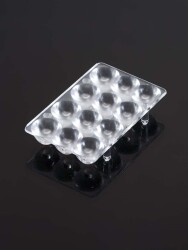 Soczewka LED, kąt widzenia 25 °, do użytku z Najlepsze oświetlenie ogrodnicze. TOP Przezroczysty Metakrylan polimetylu,
