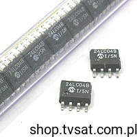 24LC04B-I/SN 4KBit Serial EEPROM SMD-SO8 MICROCHIP