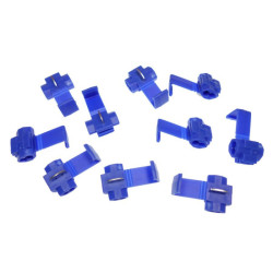 Zestaw szybkozłączek 10szt BLUE 1-2,5mm do przewodów samochodowych